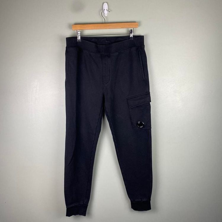 Black C.P. Company cargo joggers